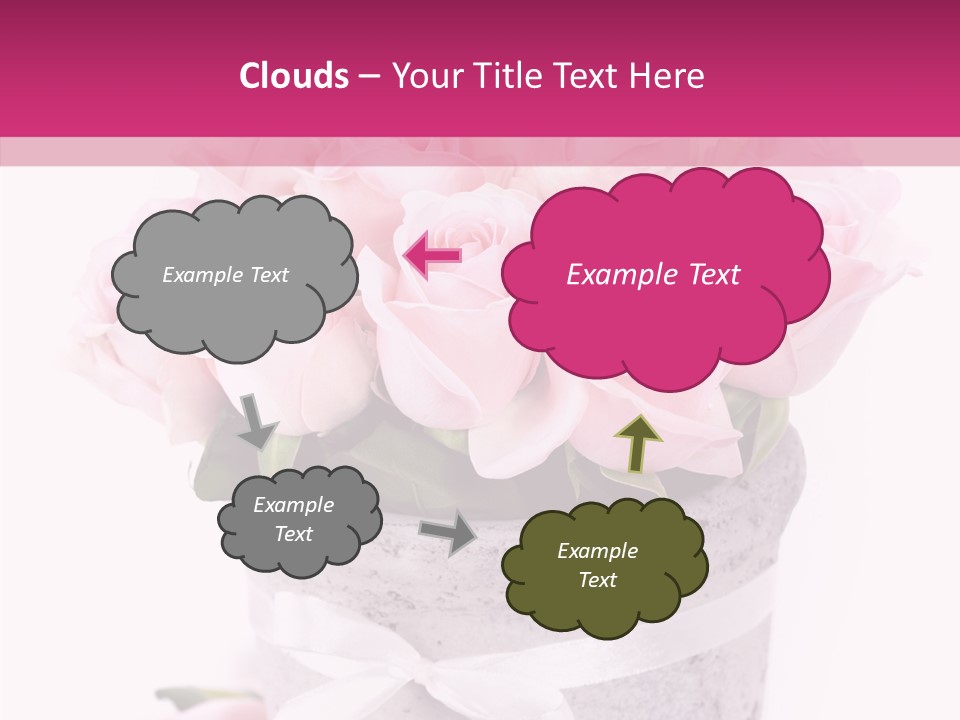 Bouquet Petal Flower PowerPoint Template
