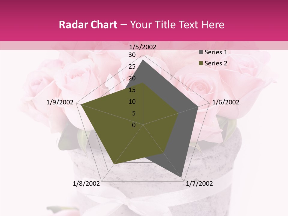 Bouquet Petal Flower PowerPoint Template