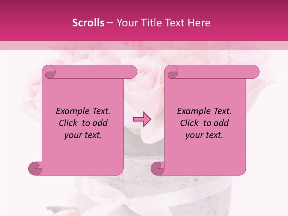 Bouquet Petal Flower PowerPoint Template