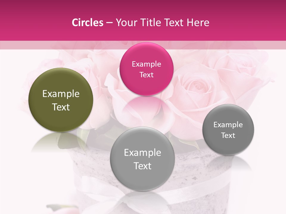 Bouquet Petal Flower PowerPoint Template
