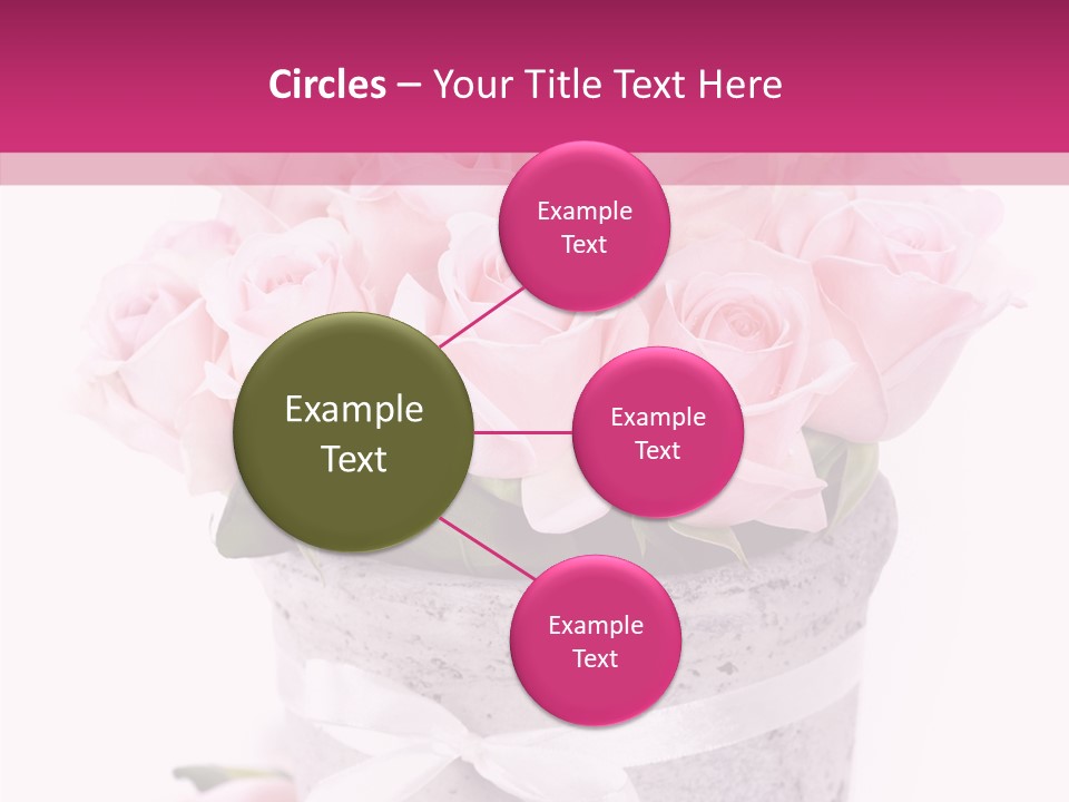Bouquet Petal Flower PowerPoint Template