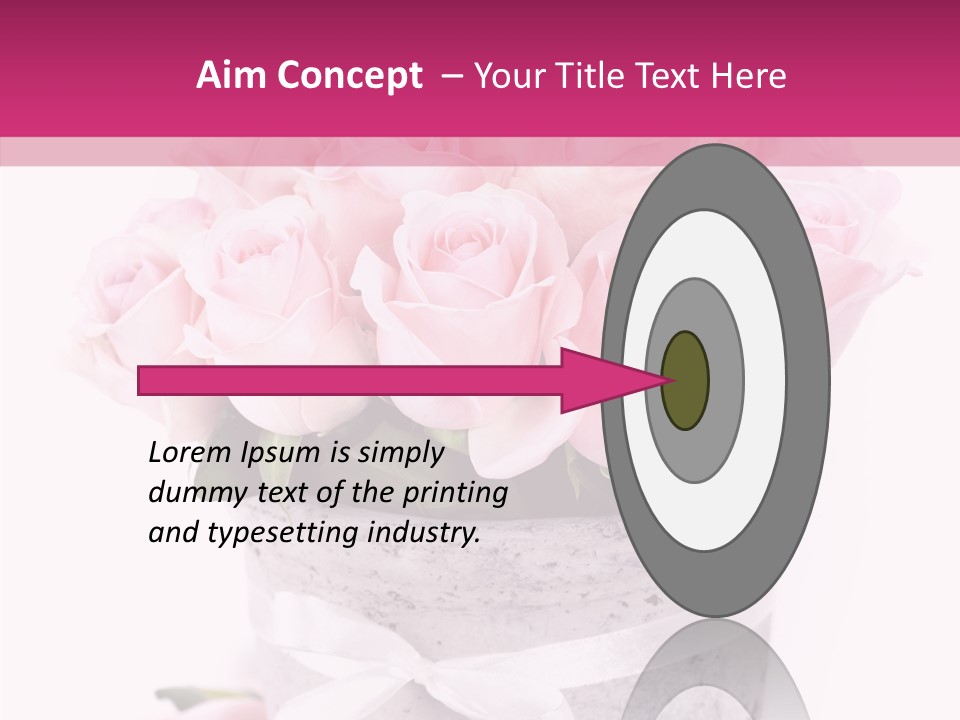 Bouquet Petal Flower PowerPoint Template