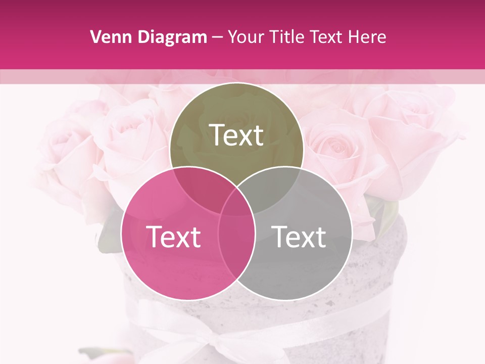 Bouquet Petal Flower PowerPoint Template