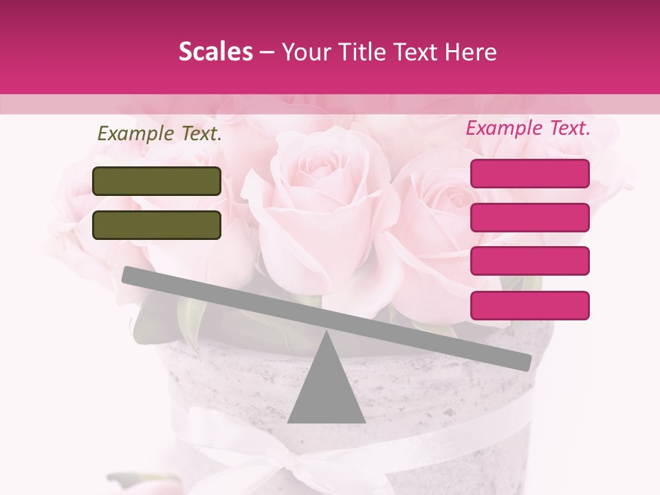 Bouquet Petal Flower PowerPoint Template