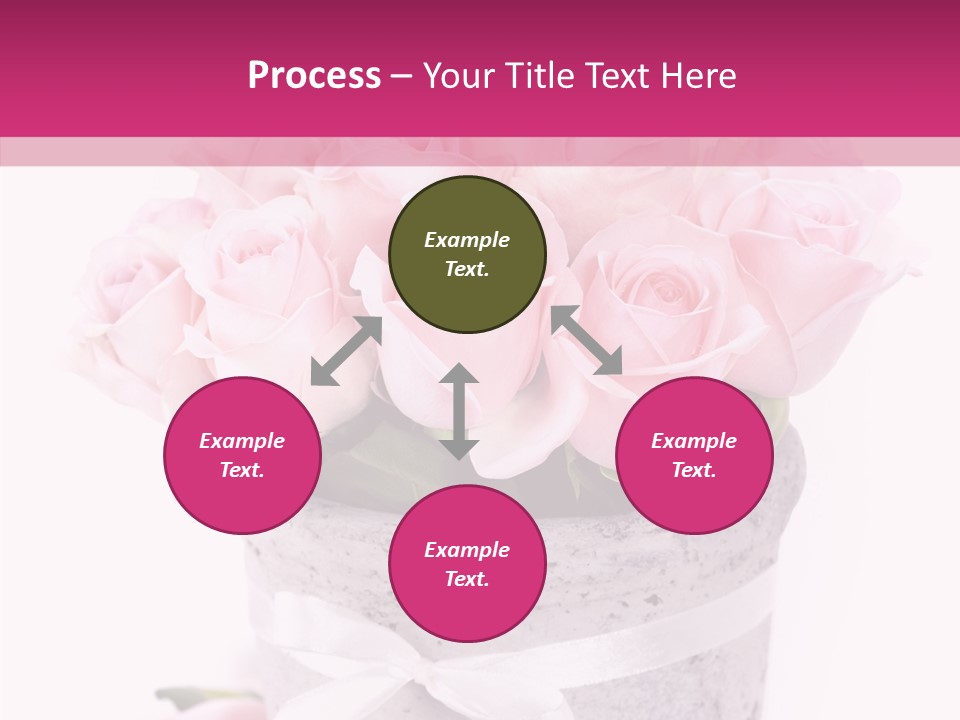 Bouquet Petal Flower PowerPoint Template