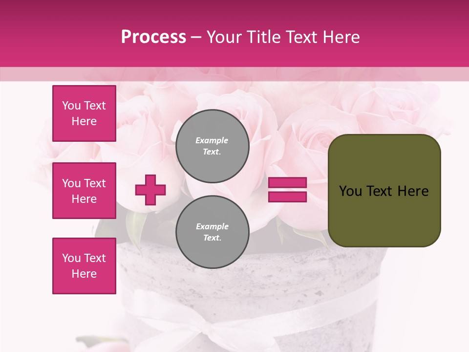 Bouquet Petal Flower PowerPoint Template