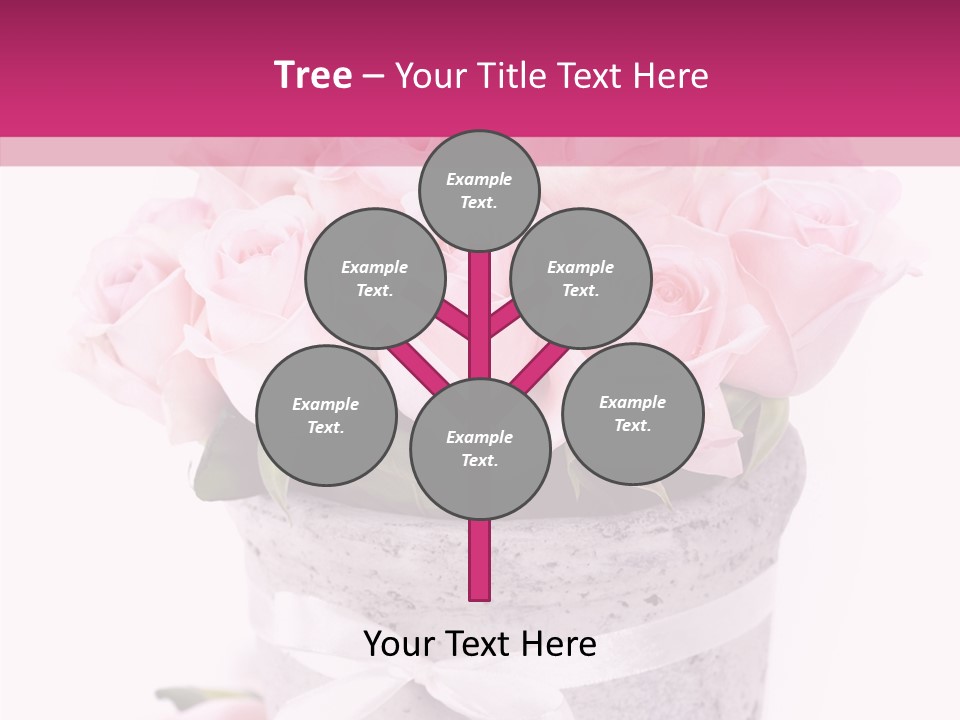 Bouquet Petal Flower PowerPoint Template