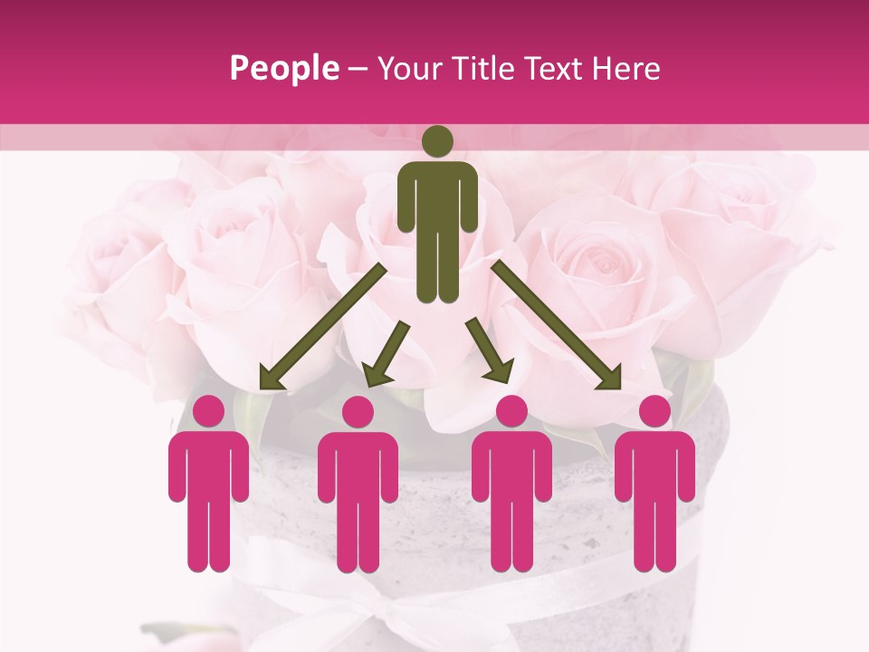 Bouquet Petal Flower PowerPoint Template