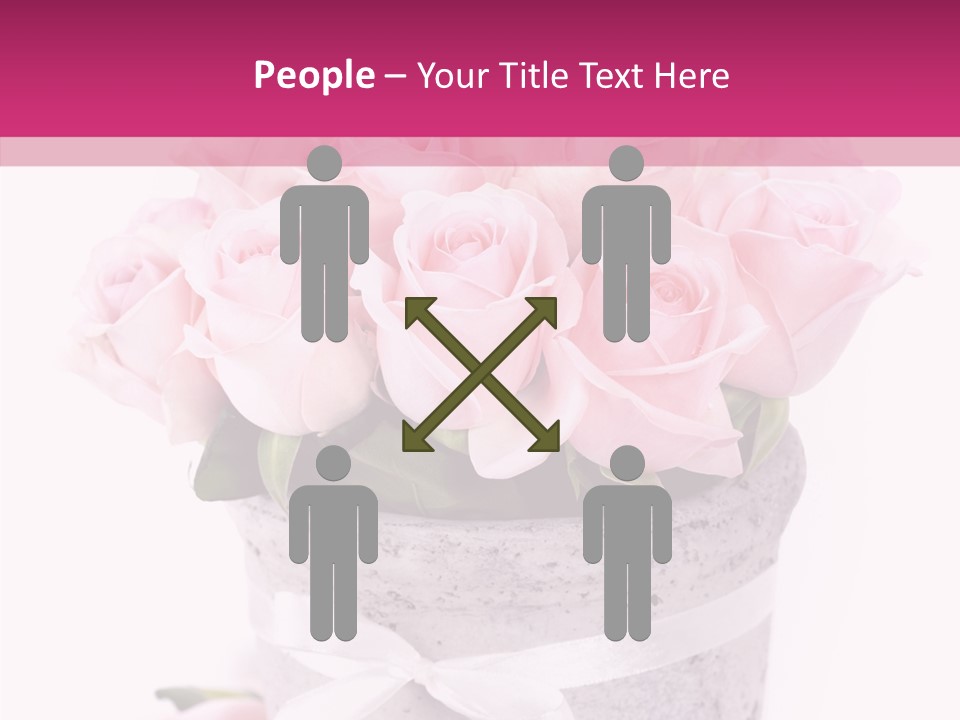 Bouquet Petal Flower PowerPoint Template