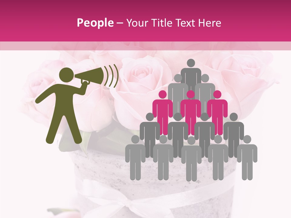 Bouquet Petal Flower PowerPoint Template