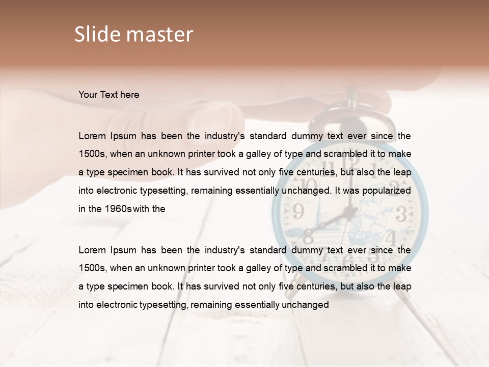 Garden Compo Ition Mother PowerPoint Template