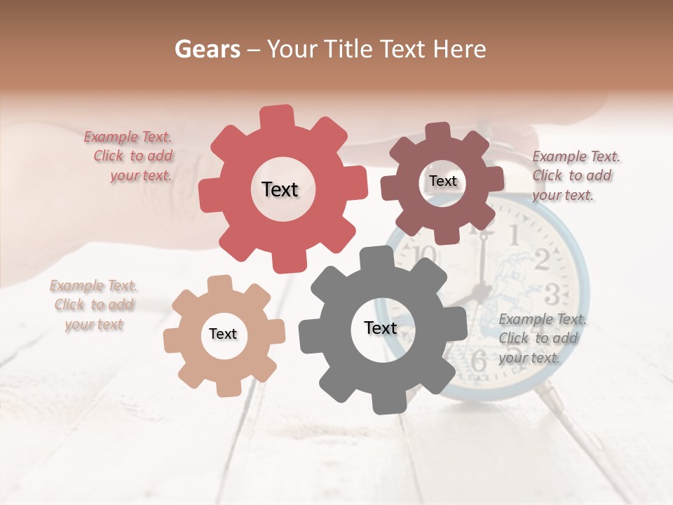 Garden Compo Ition Mother PowerPoint Template