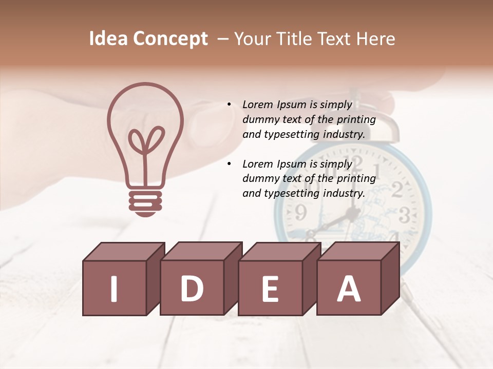 Garden Compo Ition Mother PowerPoint Template