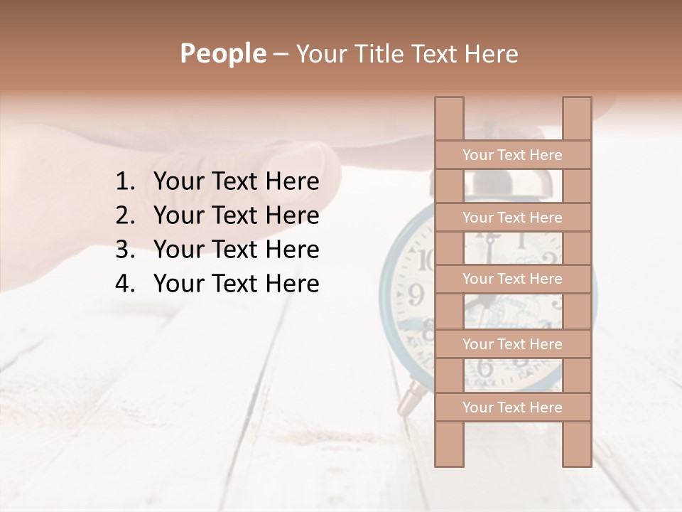 Garden Compo Ition Mother PowerPoint Template