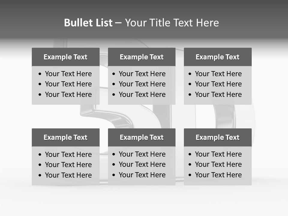 Web Metallic Big PowerPoint Template