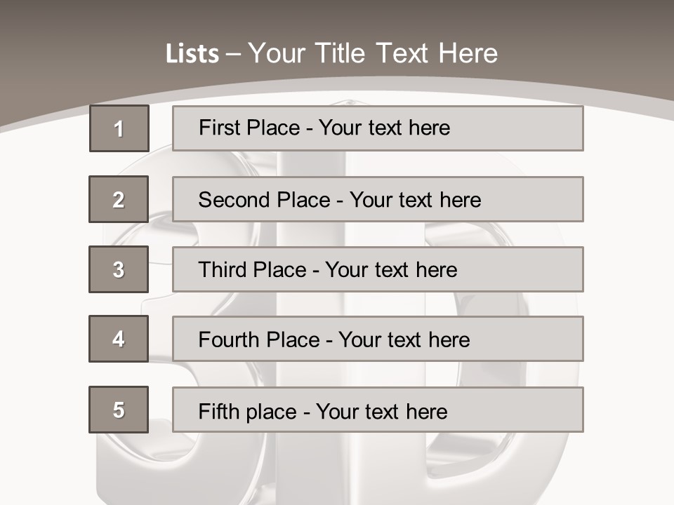 Font Word Theater PowerPoint Template