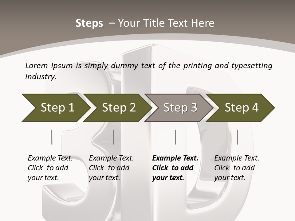 Font Word Theater PowerPoint Template