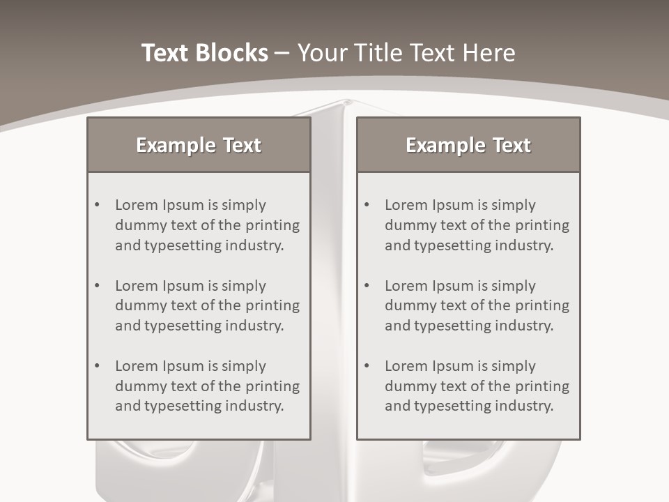 Font Word Theater PowerPoint Template