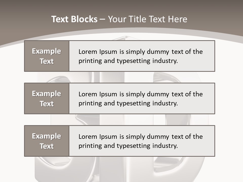 Font Word Theater PowerPoint Template