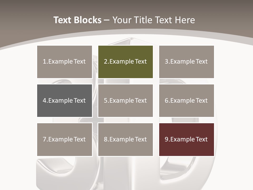 Font Word Theater PowerPoint Template
