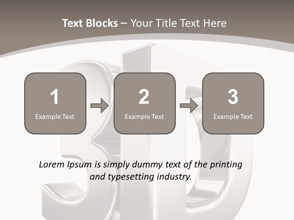 Font Word Theater PowerPoint Template