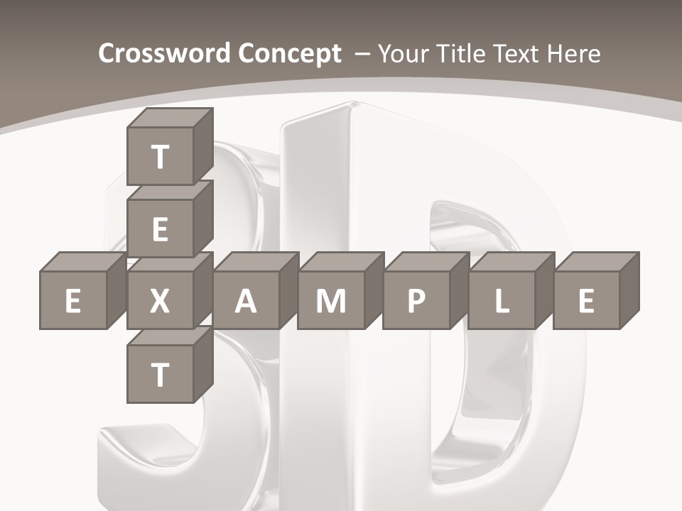 Font Word Theater PowerPoint Template