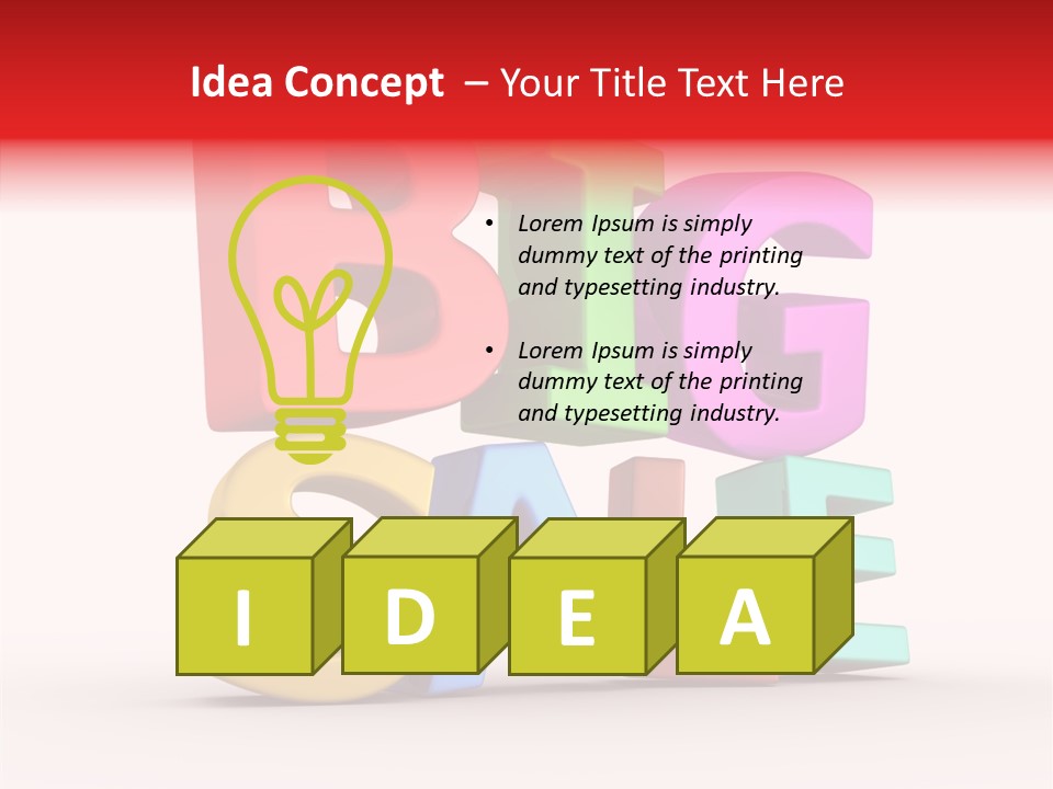 Ea On Green Tore PowerPoint Template