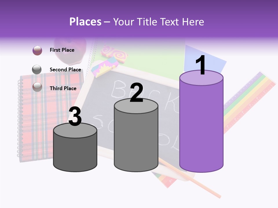 Studying Green Rainbow PowerPoint Template
