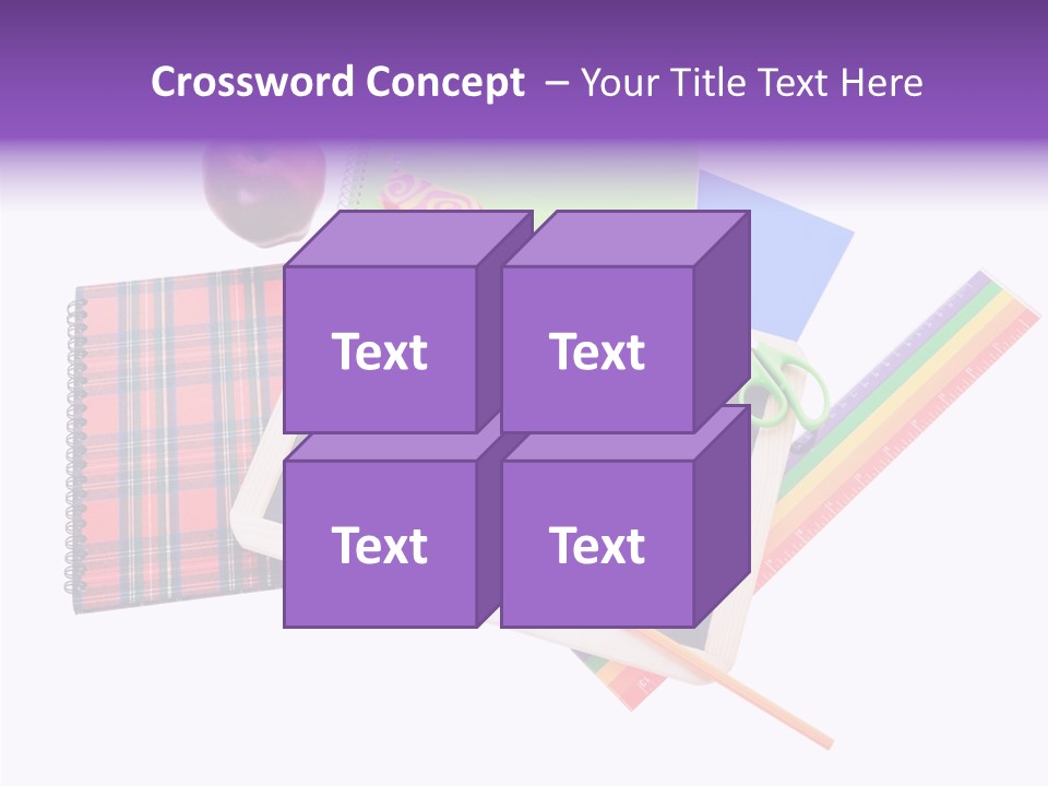 Studying Green Rainbow PowerPoint Template