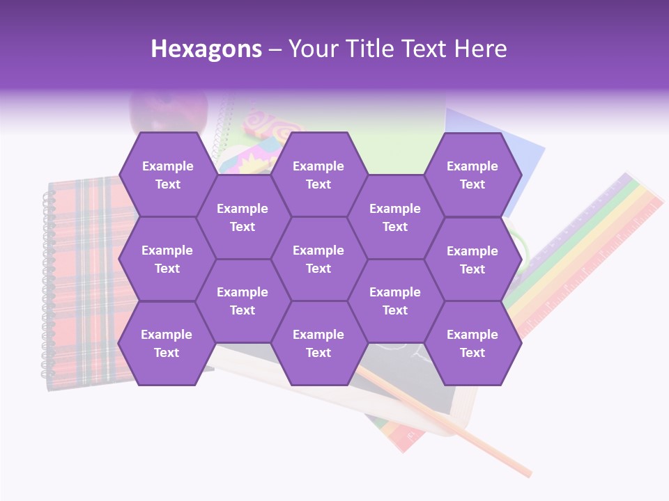 Studying Green Rainbow PowerPoint Template