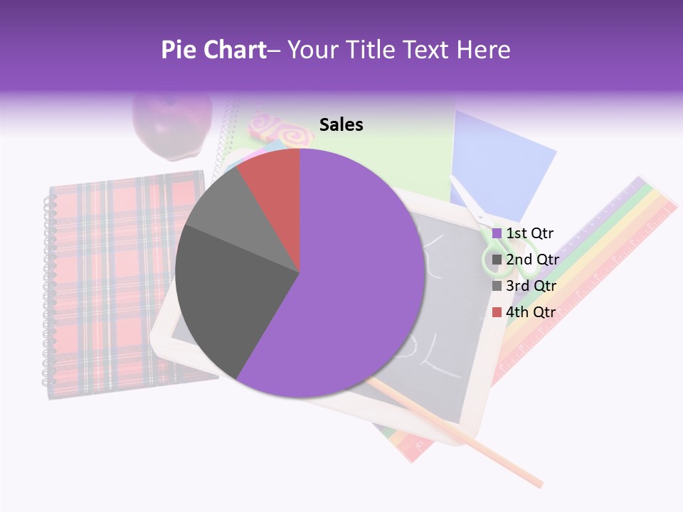 Studying Green Rainbow PowerPoint Template
