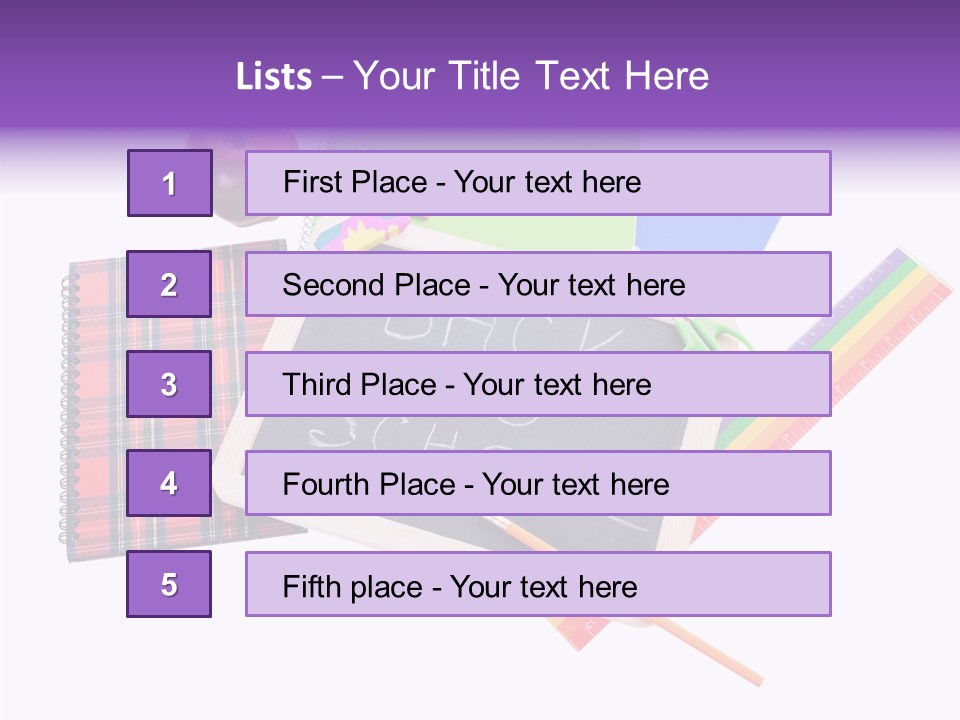 Studying Green Rainbow PowerPoint Template