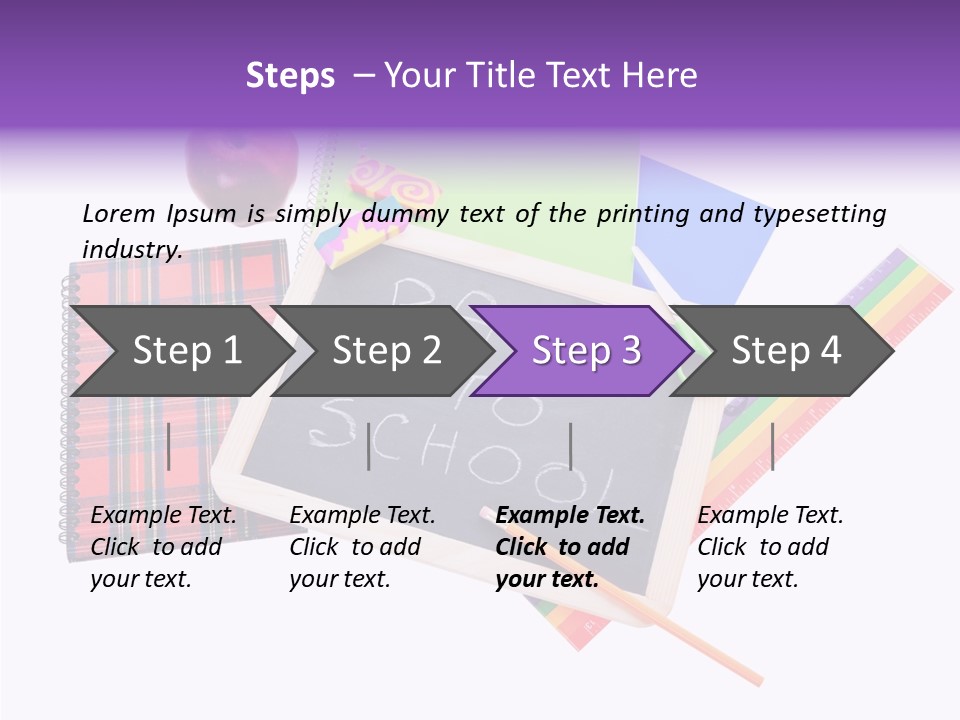 Studying Green Rainbow PowerPoint Template
