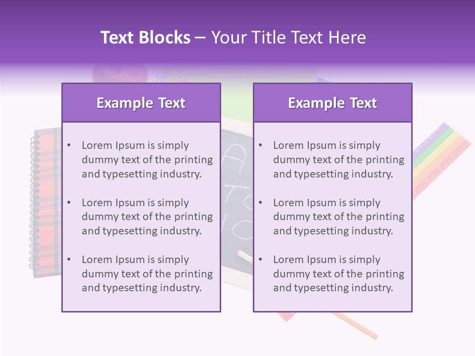 Studying Green Rainbow PowerPoint Template