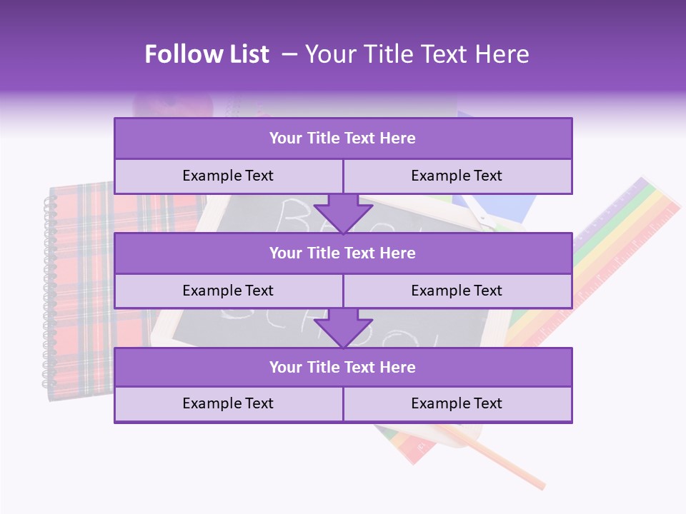 Studying Green Rainbow PowerPoint Template