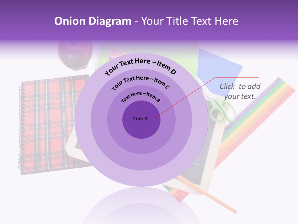 Studying Green Rainbow PowerPoint Template