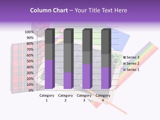 Studying Green Rainbow PowerPoint Template