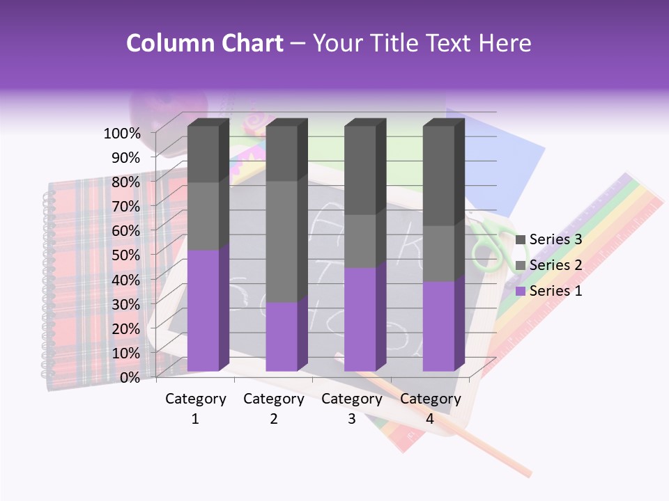 Studying Green Rainbow PowerPoint Template