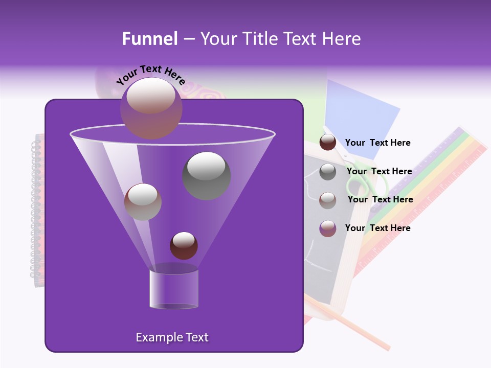 Studying Green Rainbow PowerPoint Template