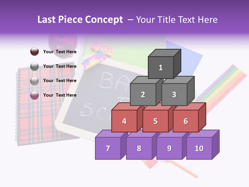 Studying Green Rainbow PowerPoint Template