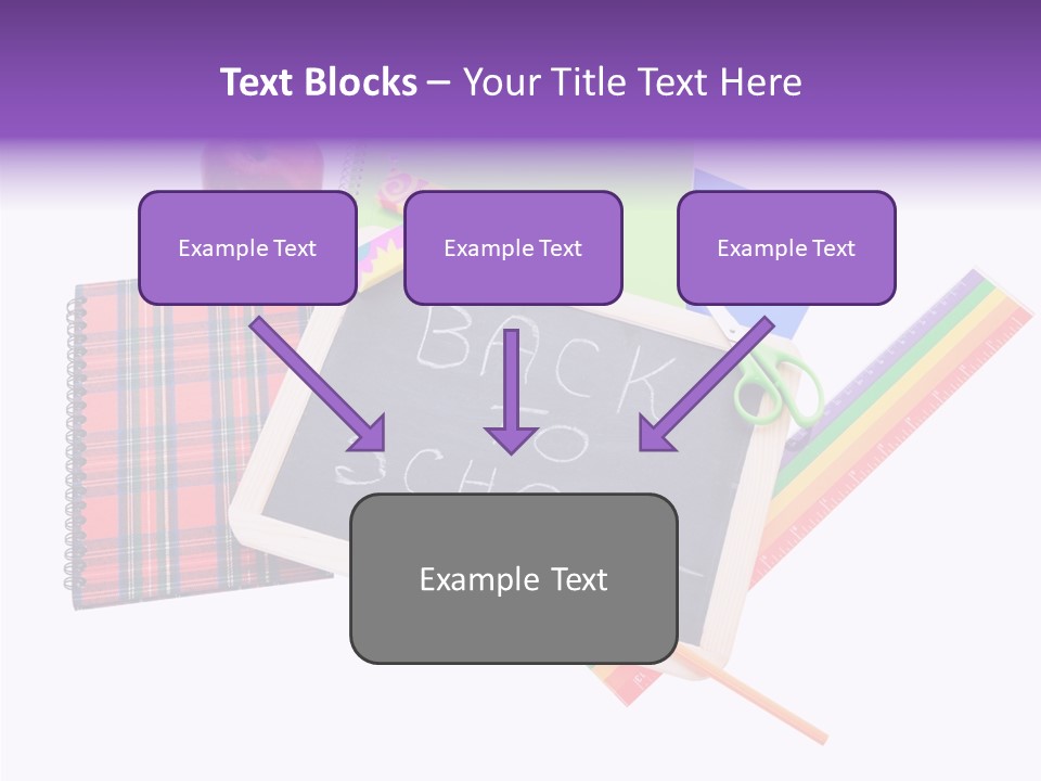 Studying Green Rainbow PowerPoint Template