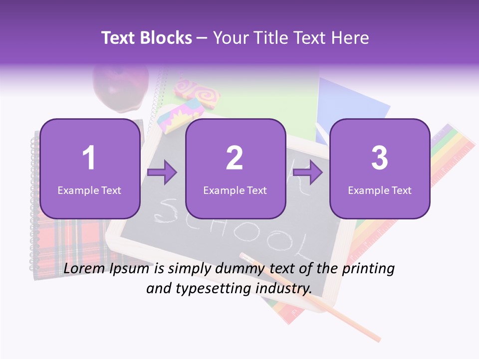Studying Green Rainbow PowerPoint Template