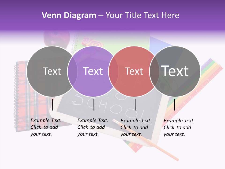 Studying Green Rainbow PowerPoint Template