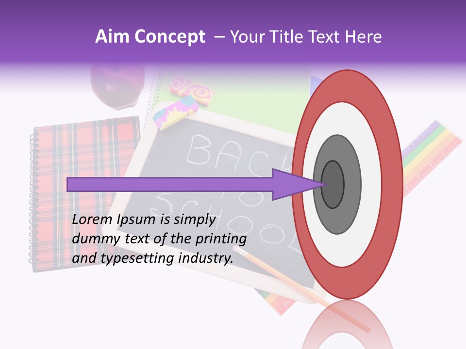 Studying Green Rainbow PowerPoint Template