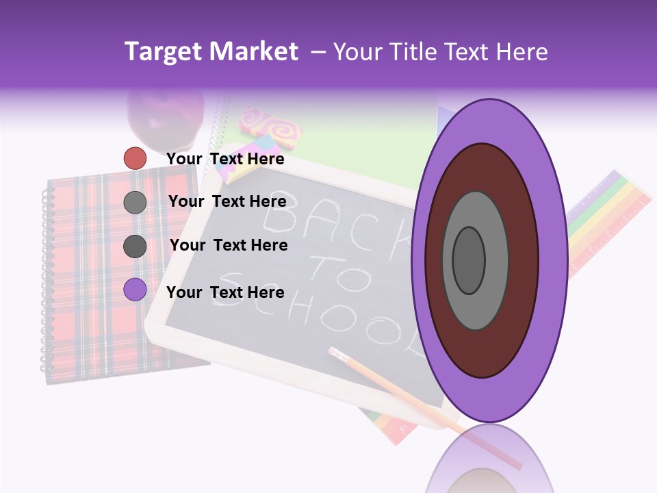 Studying Green Rainbow PowerPoint Template