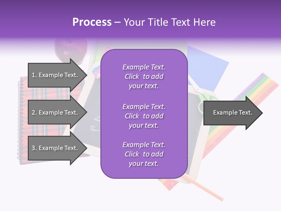 Studying Green Rainbow PowerPoint Template