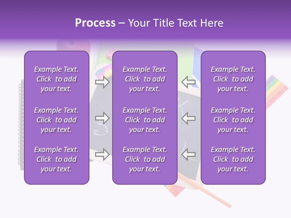 Studying Green Rainbow PowerPoint Template