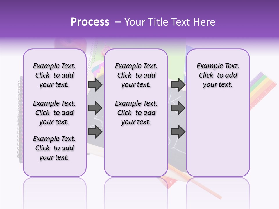 Studying Green Rainbow PowerPoint Template