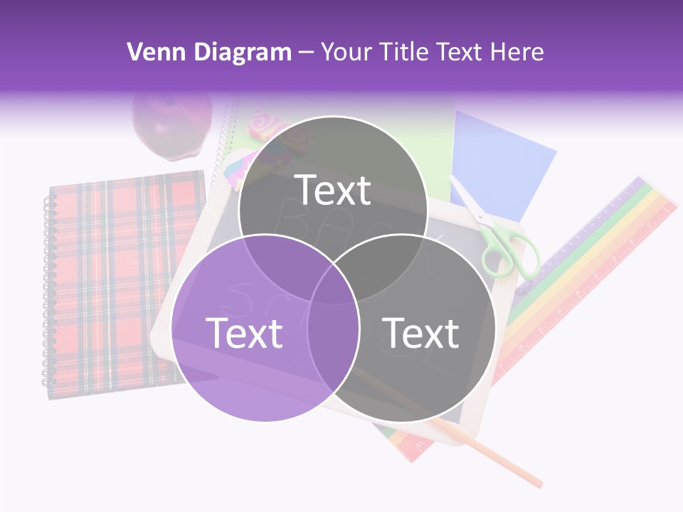 Studying Green Rainbow PowerPoint Template