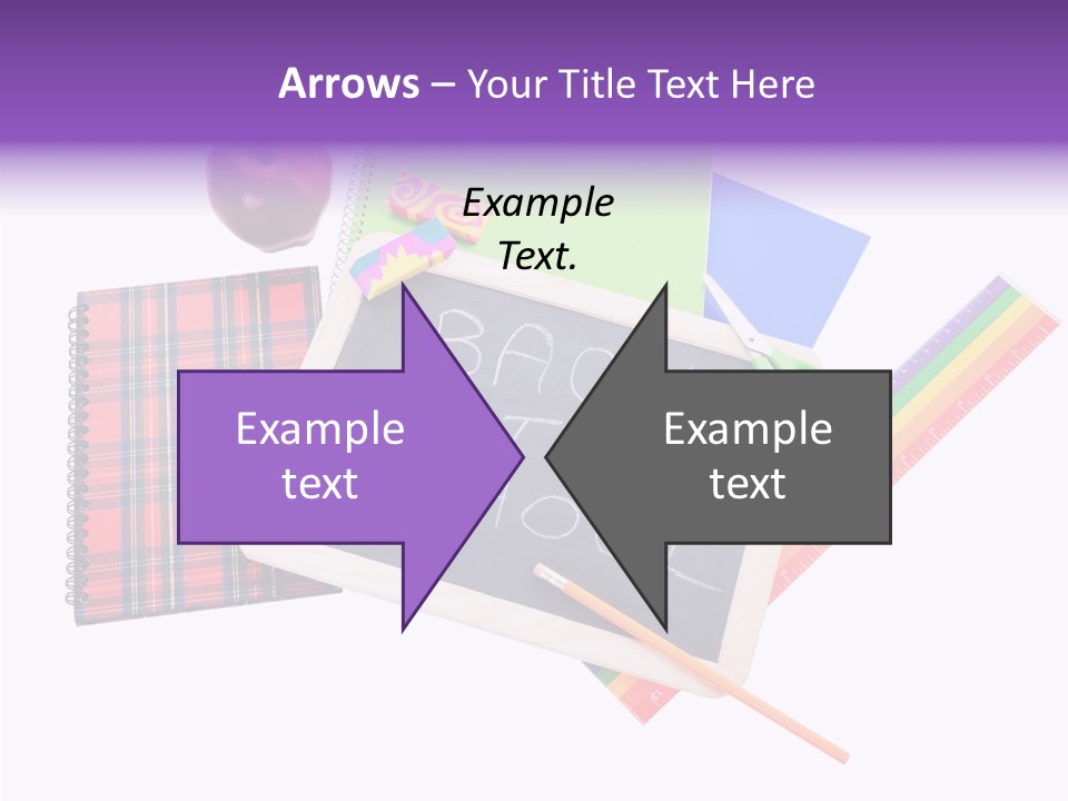 Studying Green Rainbow PowerPoint Template